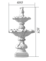 Фонтан классический двухъярусный