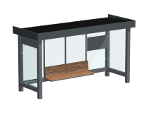 Остановочный павильон "Мега" ТН-09 Остановочный павильон "Мега" ТН-09