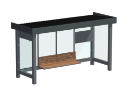 Остановочный павильон "Мега" ТН-09 Остановочный павильон "Мега" ТН-09