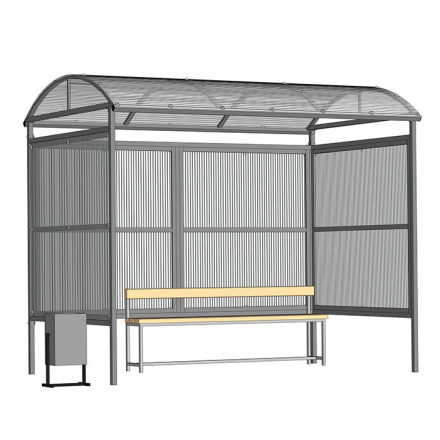 Остановка автобусная каркасная, фото 1