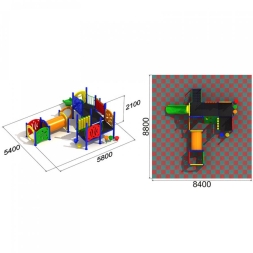 Детский игровой комплекс Детский Сад 2, фото 3 Детский игровой комплекс Детский Сад 2, фото 3