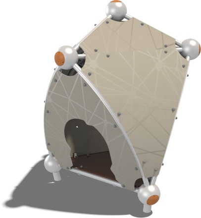 Детский домик Vector ДМ500.00.10 Пряничный домик для игровой площадки, фото 1