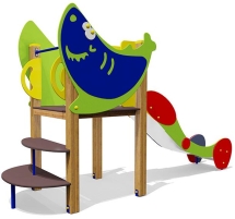 Горка Акула 08304 H=1000 для детской площадки Горка Акула 08304 H=1000 для детской площадки