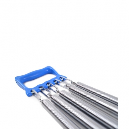 Эспандер плечевой ES-101 5 струн, металлический, синий, фото 3