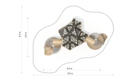 FUN-terra Игровой комплекс Башня &quot;КОРАЛЛ&quot; БК-01 детский, фото 6