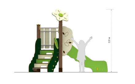 FUN-terra Горка малая «Заколдованный лес» ЗЛ-36, фото 3