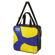 Сумка на 4 вол. мяча "MIKASA" арт. AC-BG240W-YB, полиуретан, на молнии, черно-бело-желтая Сумка на 4 вол. мяча "MIKASA" арт. AC-BG240W-YB, полиуретан, на молнии, черно-бело-желтая