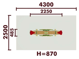 Качели-балансир Кораблик 04102 для детской площадки, фото 2 Качели-балансир Кораблик 04102 для детской площадки, фото 2