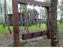 Скамья-качели