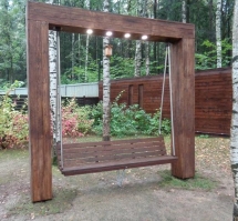 Скамья-качели