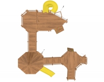 Игровая площадка TORUDA WOOD Пиратский корабль 7