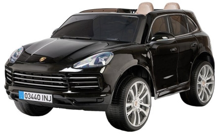 Детский электромобиль PORSCHE CAYENNE S 12V - JJ2128-BLACK-PAINT, фото 1