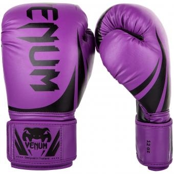 Перчатки боксерские Venum Challenger 2.0 Purple/Black, фото 1