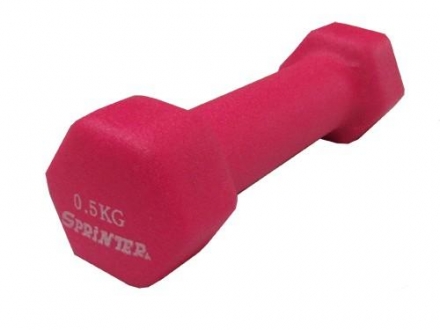 Гантель с неопреновым покрытием. Вес 0,5 кг., фото 1