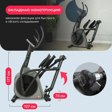Эллиптический тренажер домашний SVENSSON BODY LABS TITAN FLD, фото 14