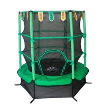 Батут DFC JUMP KIDS 55&quot; зеленый, сетка (137см)